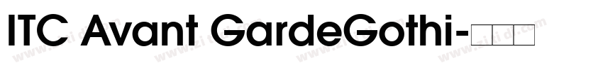 ITC Avant GardeGothi字体转换
